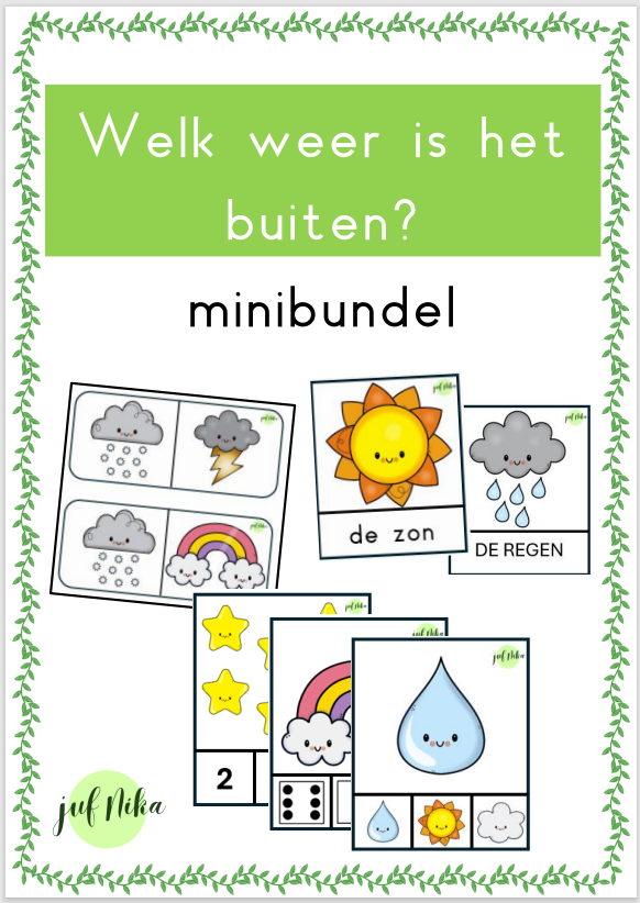 Minibundel "het weer"