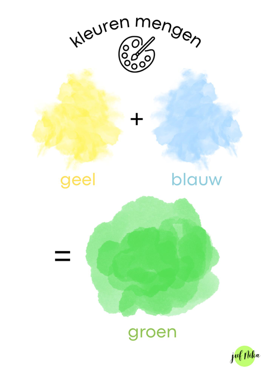 Kleurenkennis woord- en mengkaarten - Afbeelding 5