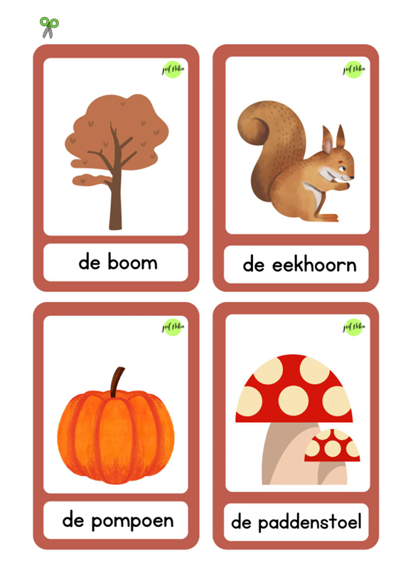 Herfst matchingspel - Afbeelding 3