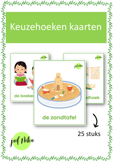 Keuzehoeken kaartenset