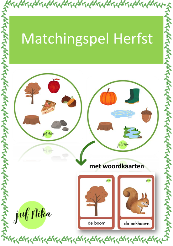 Herfst matchingspel