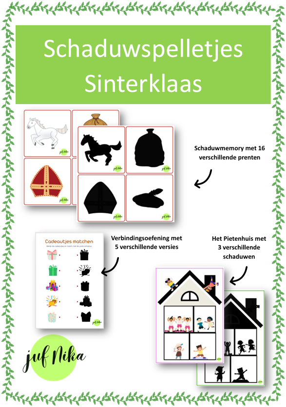 Schaduwspelletjes Sinterklaas