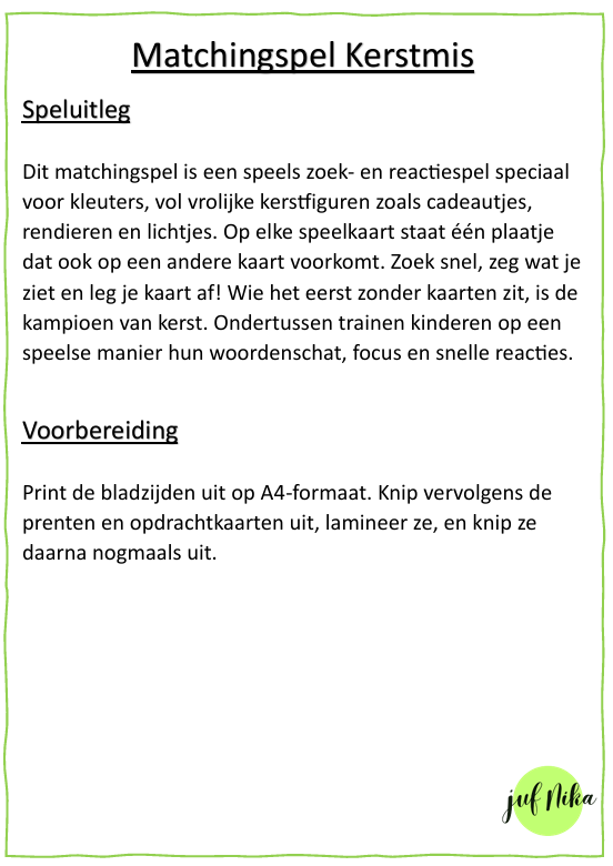 Matchingspel Kerstmis - Afbeelding 2