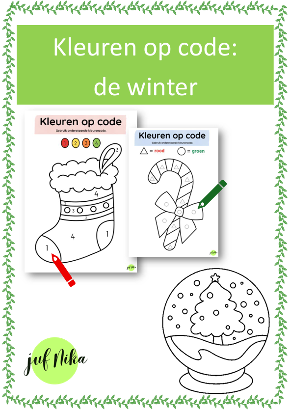 Kleuren op code: de winter