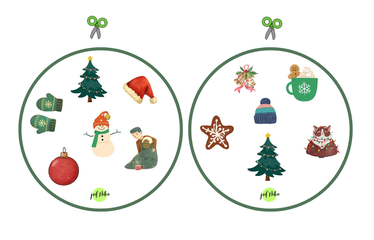 Matchingspel Kerstmis - Afbeelding 3