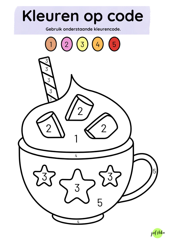 Kleuren op code: de winter - Afbeelding 2