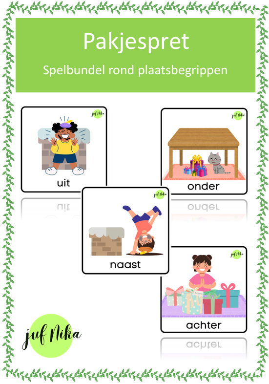 Pakjespret plaatsbegrippen