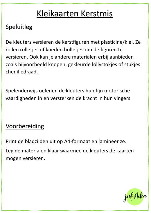 Versierkaarten Kerstmis - Afbeelding 2