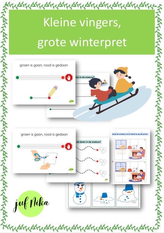Kleine vingers, grote winterpret