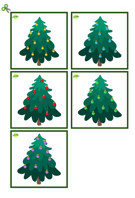 Kerstbomen matrix - Afbeelding 3