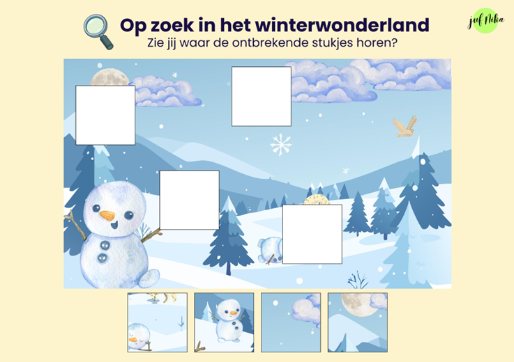 Zoekprenten winter - Afbeelding 2