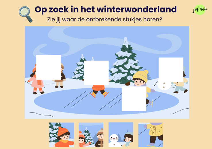 Zoekprenten winter - Afbeelding 4