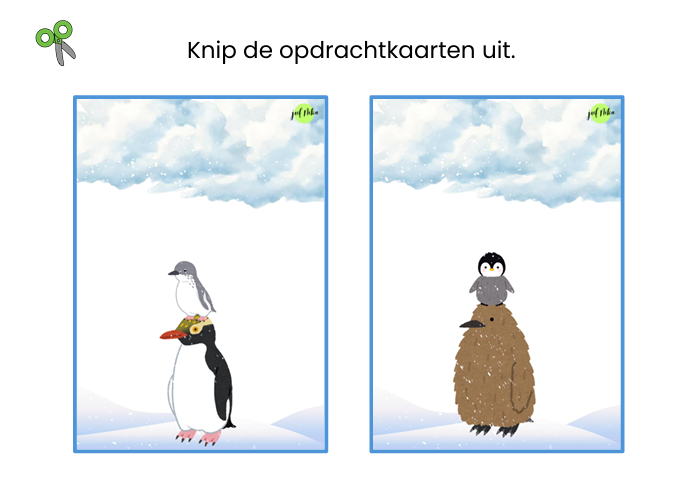 Pinguïn kuiken-match - Afbeelding 2