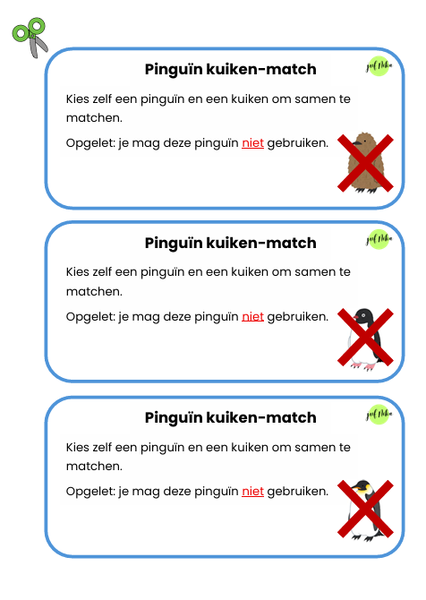 Pinguïn kuiken-match - Afbeelding 4