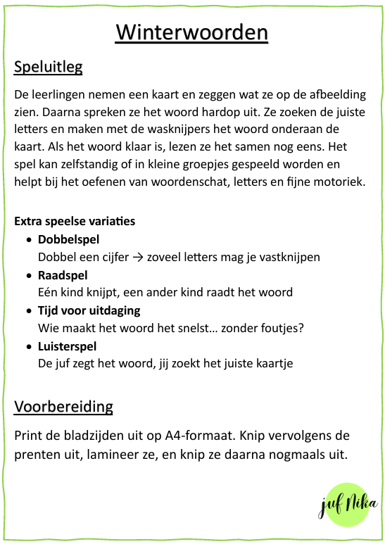 Winterwoorden - Afbeelding 2