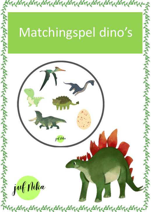 Matchingspel dinosaurussen
